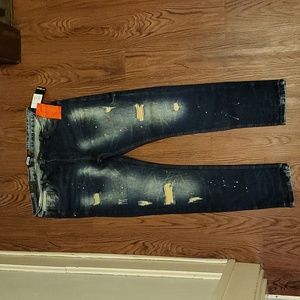 NWT WT02 Distressed Jeans